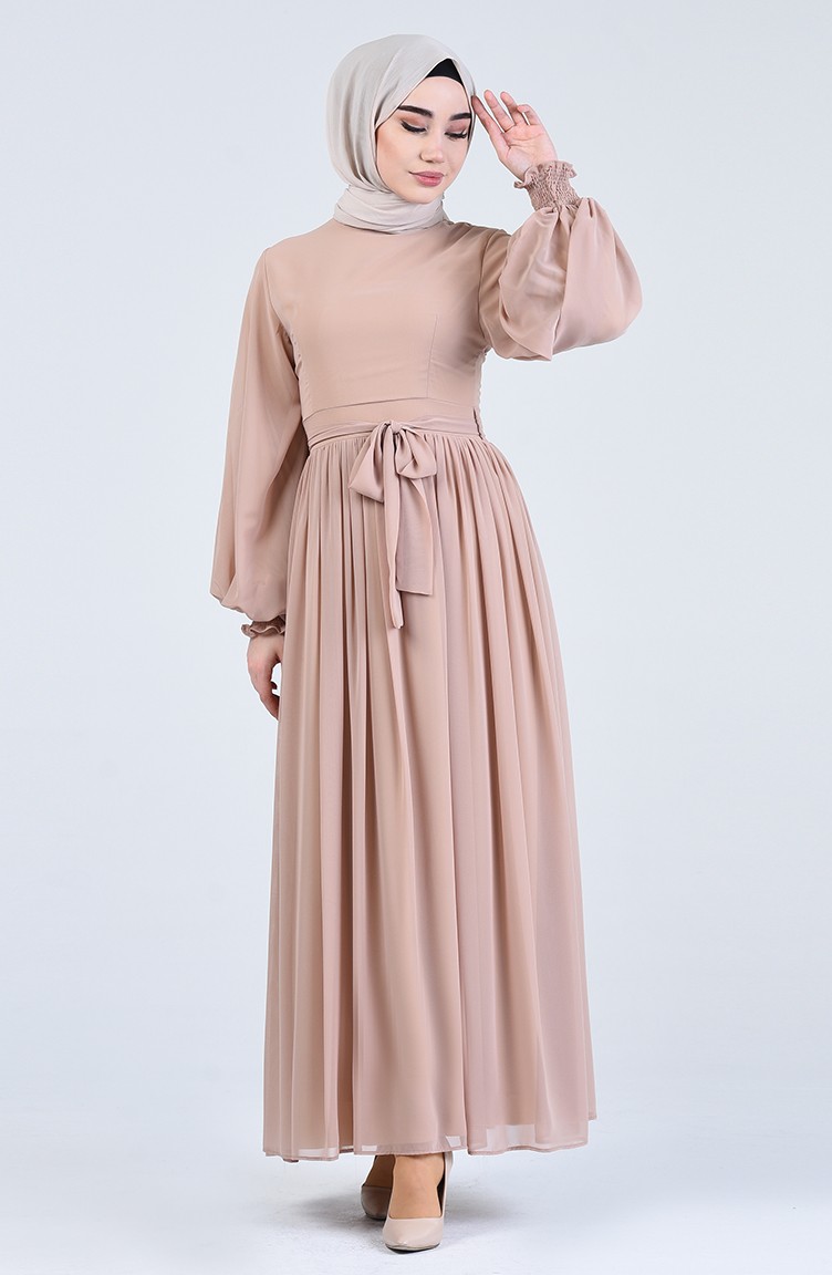 Robe Hijab Caramel 0366-07 | Sefamerve