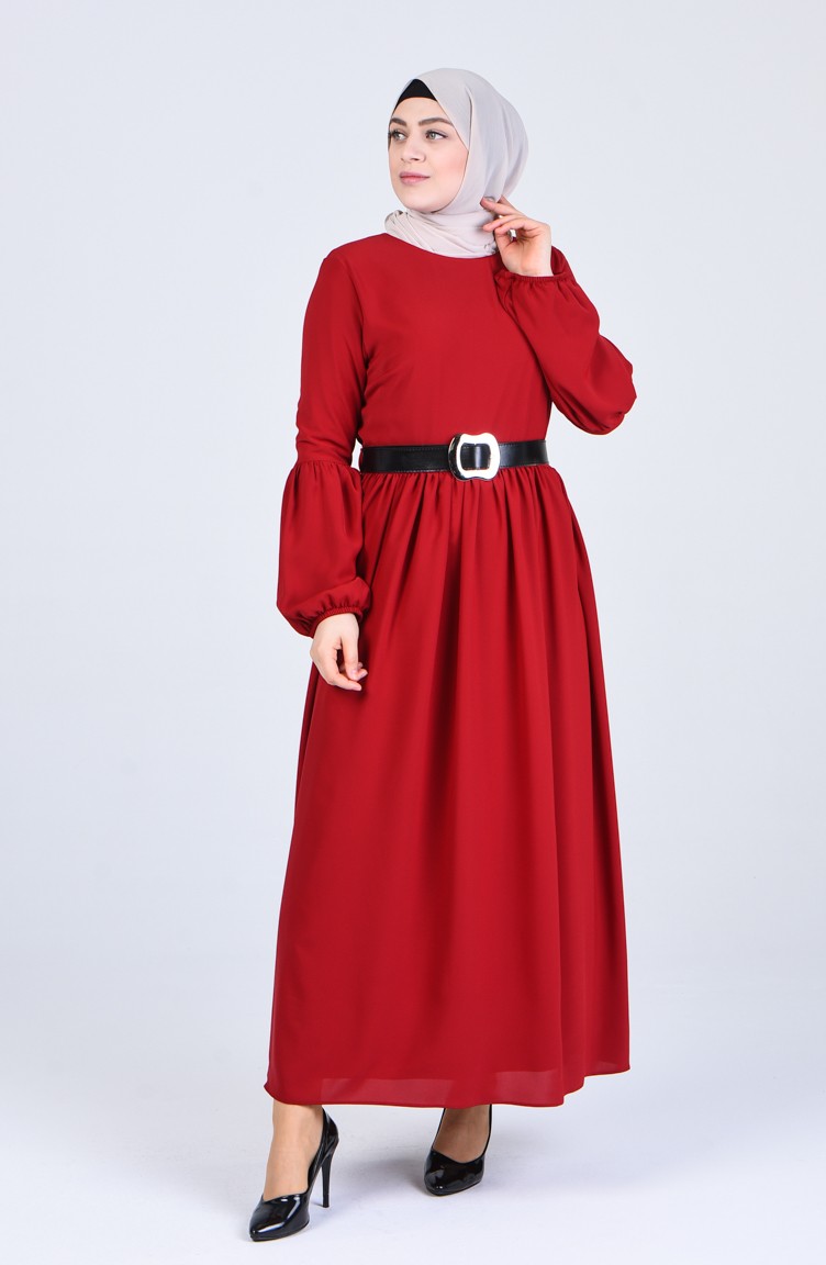 Robe Hijab Rouge 2022-01 | Sefamerve
