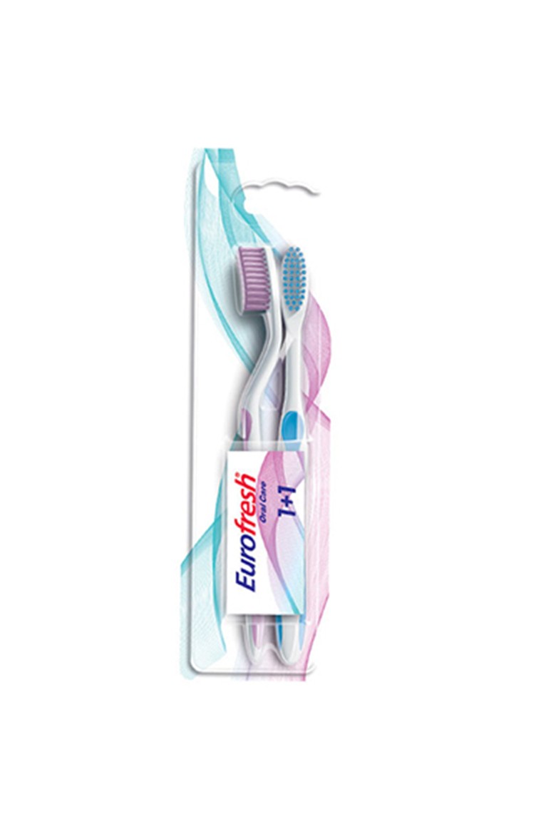Farmasi Eurofresh Oral Care İkili Diş Fırçası Pembe Mavi 9700788 | Sefamerve