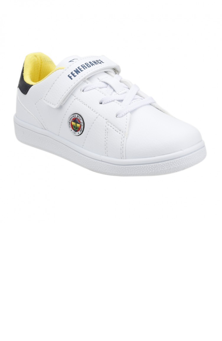 Kinetix Plain Fb Taraftar Erkek Çocuk Spor Ayakkabı Beyaz | Sefamerve