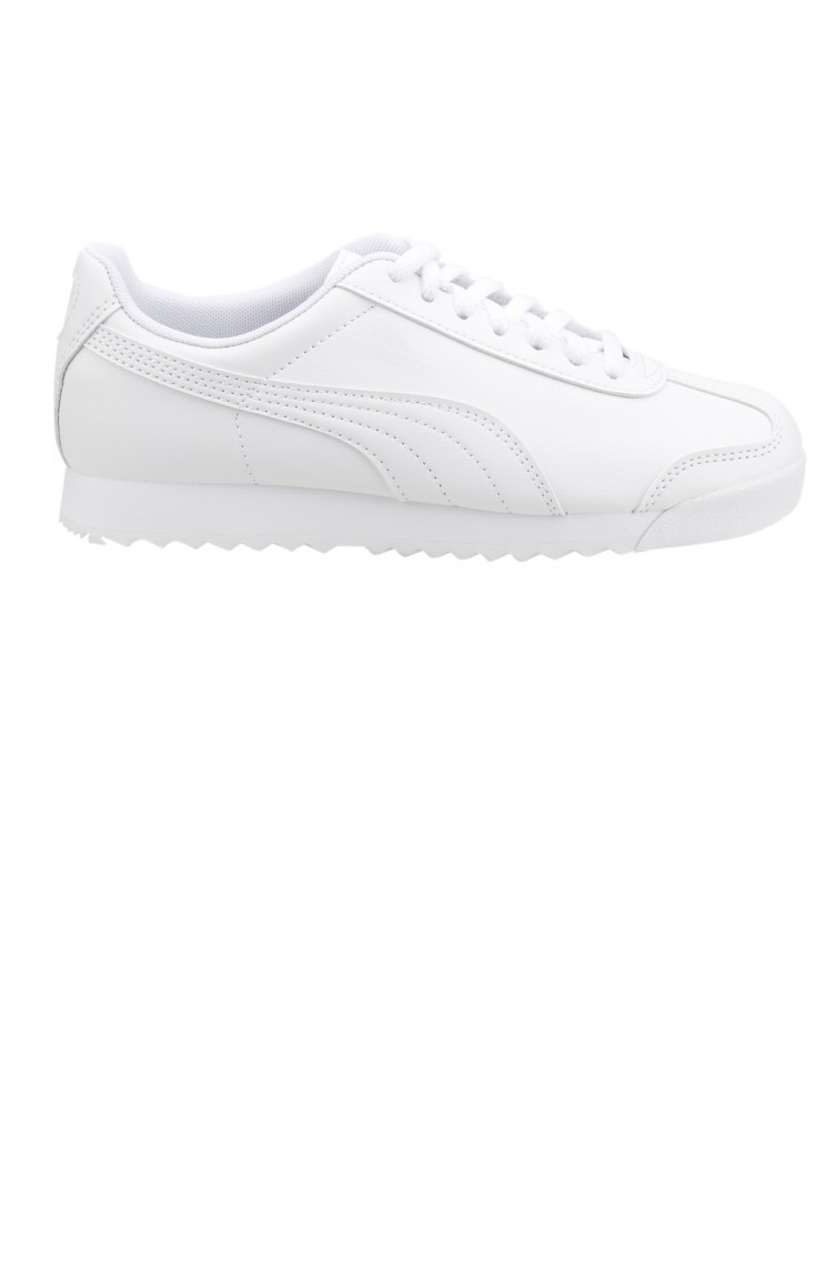 Puma Roma Basic Jr 354259 Günlük Bayan Spor Ayakkabı Beyaz | Sefamerve