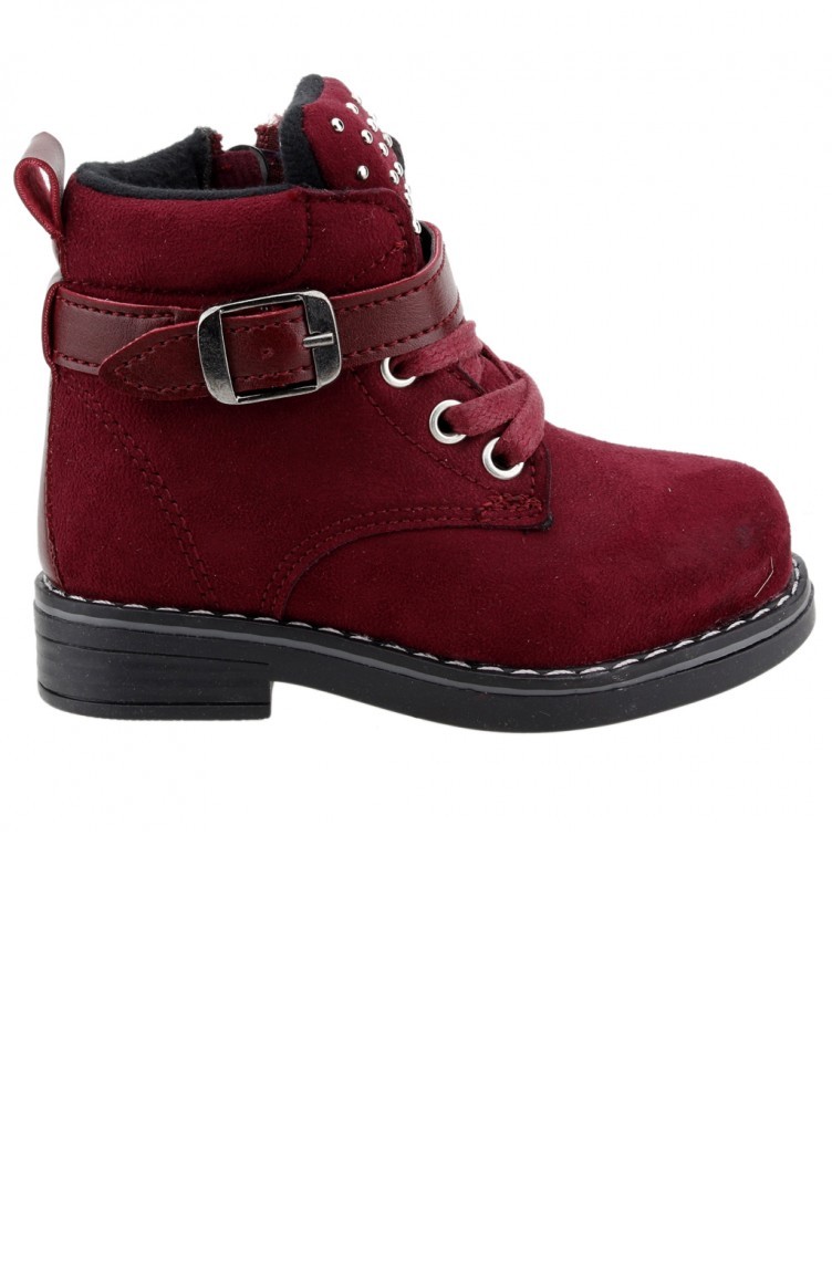 Claret Red Children`s Shoes 024161121_JF | Sefamerve