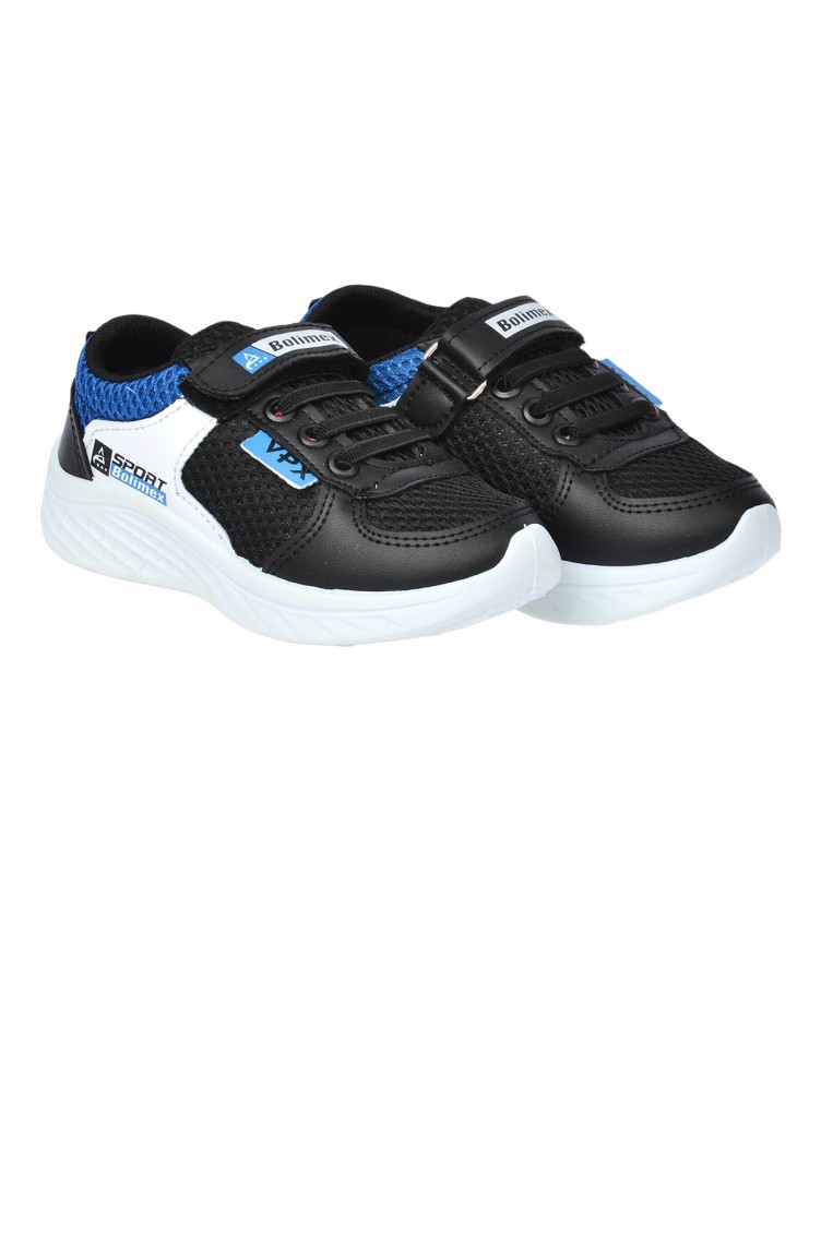 Kiko Bolimex Vpx Günlük Fileli Cırtlı Erkekkız Çocuk Spor Ayakkabı Siyah |  Sefamerve