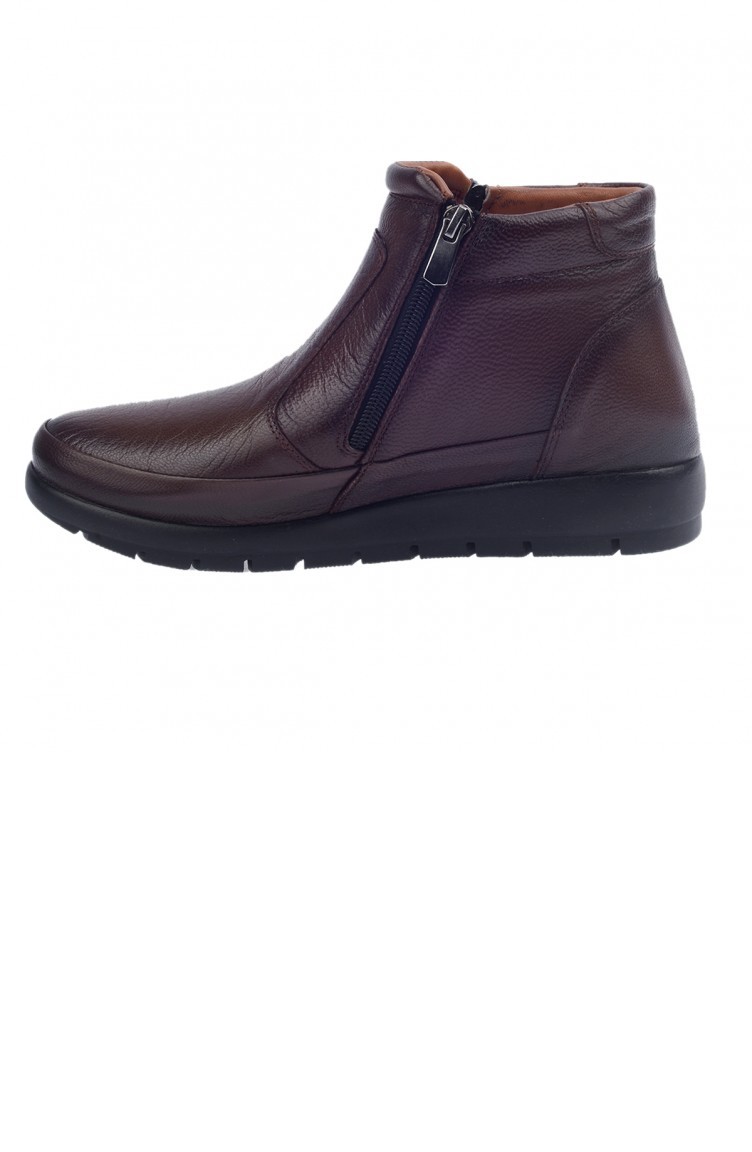 Brown Boots-booties 20KTERMU50376_04 | Sefamerve
