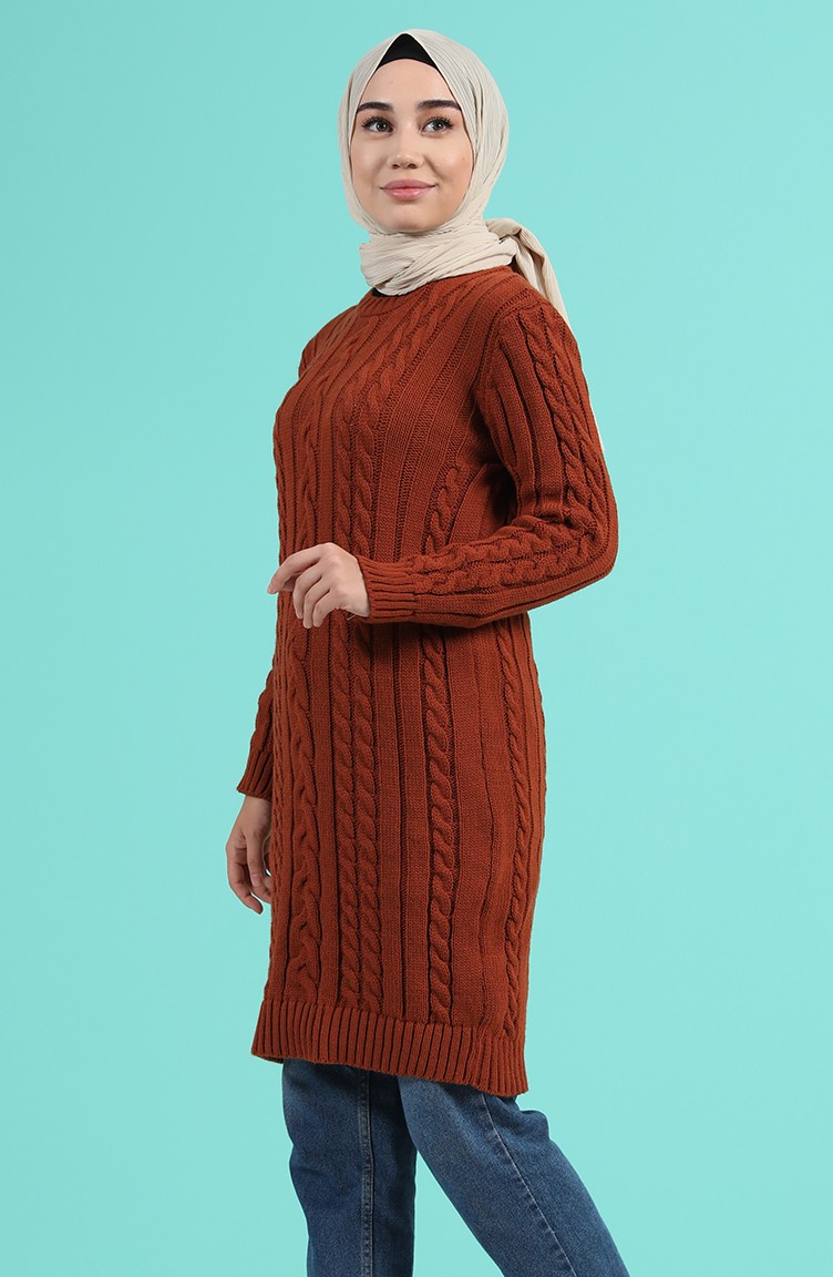 Brick Red Sweater 0611-06 | Sefamerve