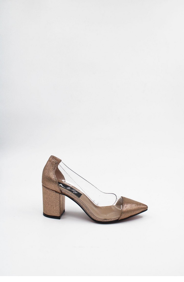 Chaussures a Talons Couleur bronze 00176.ROZE | Sefamerve