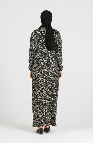 Robe Hijab Noir 8888-01