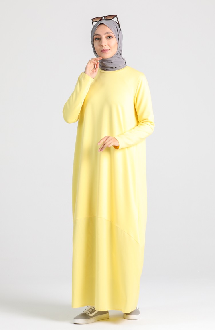 Garnili Spor Elbise 4640-01 Sarı | Sefamerve