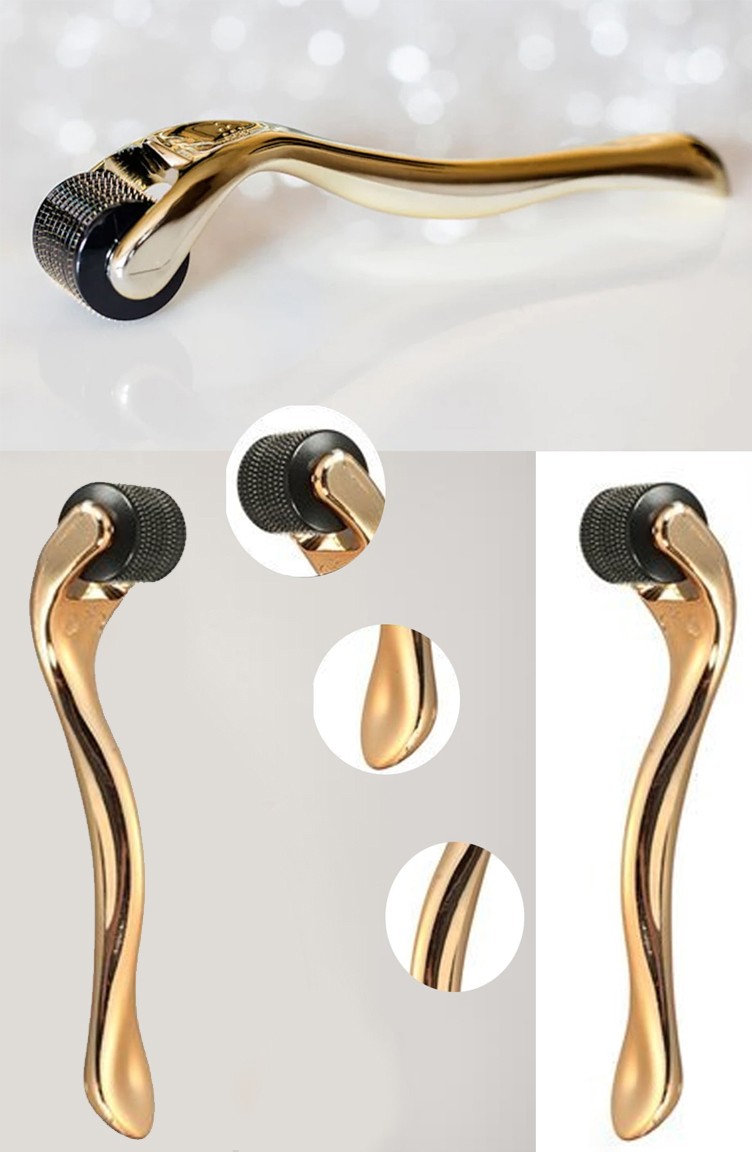 Xolo Dermaroller Gold 05 mm Saç Çıkarma Tarağı ve Cilt Yenileme Bakım Seti  SM0003 | Sefamerve