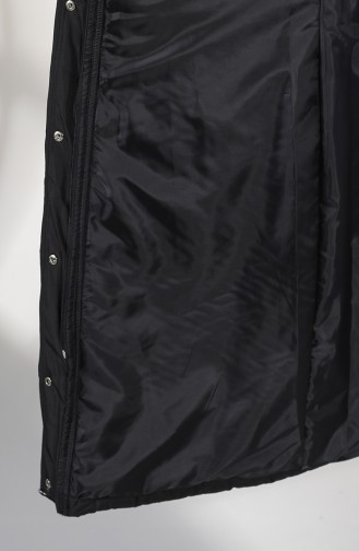 معطف طويل أسود 5057-02
