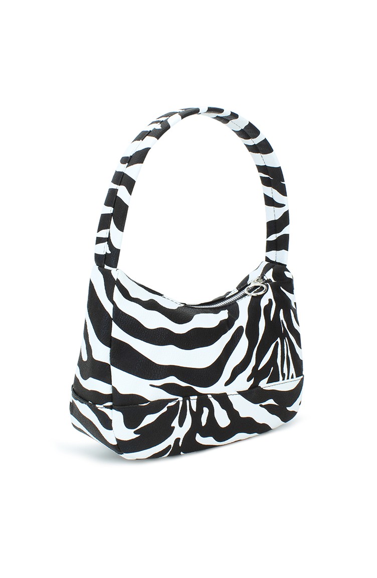 Housebags Baguette Bayan Çanta 0197-04 Zebra Desenli | Sefamerve