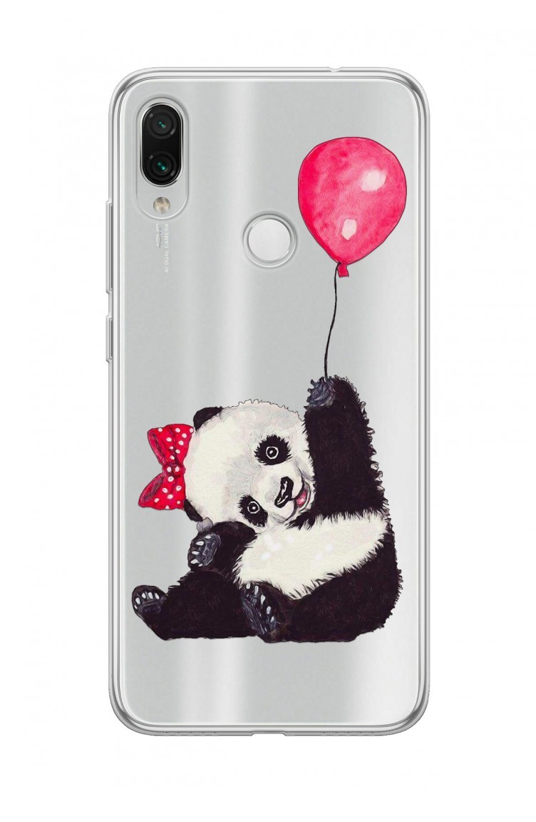 Panda Tasarımlı Xiaomi Redmi Note 7 Telefon Kılıfı Fms054 | Sefamerve