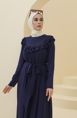 Robe Hijab Bleu Marine 8318-05