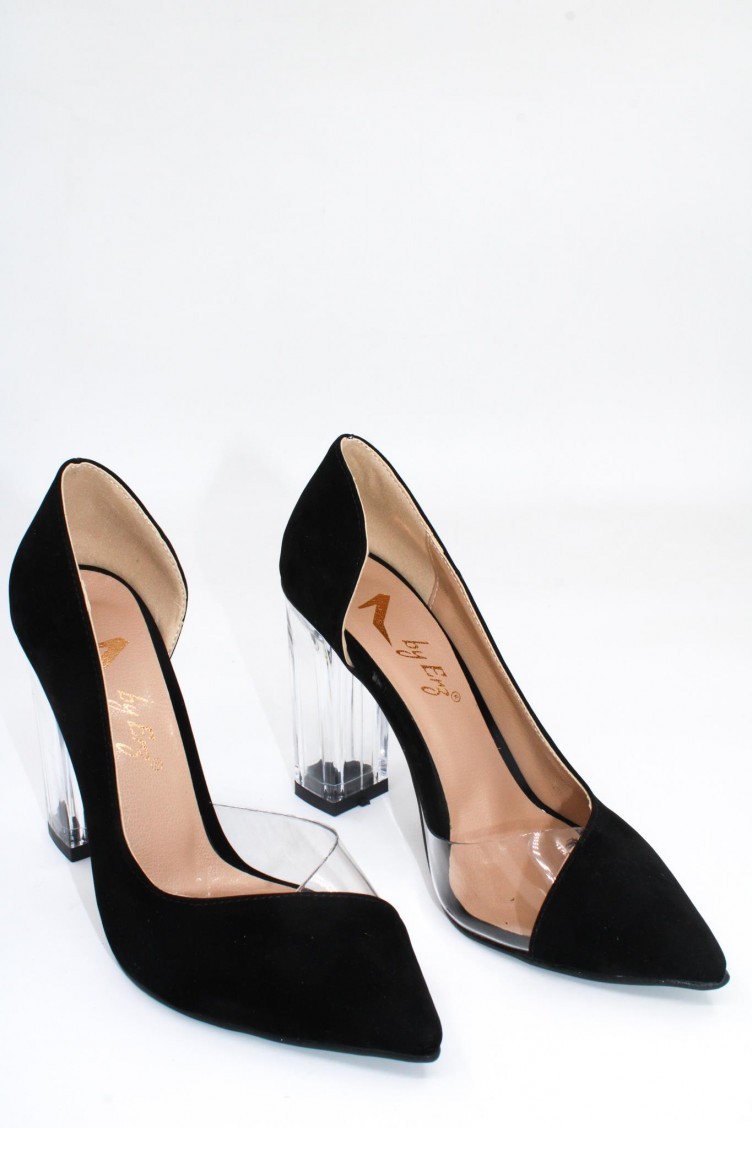 Black High-Heel Shoes 00010.SIYAHSUET | Sefamerve