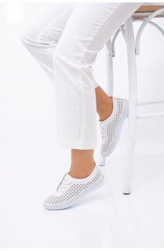 The Frida Shoes Ortopedik Bayan Ayakkabı 5004-02 Beyaz | Sefamerve