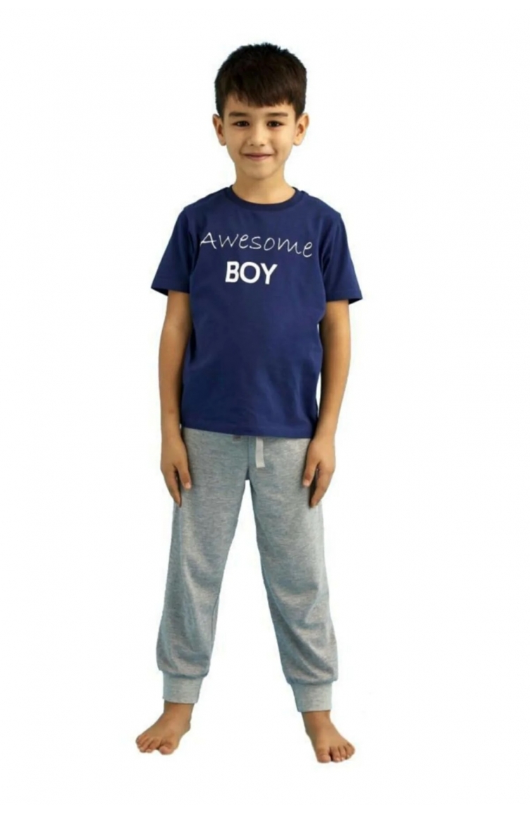 Avon Awesom Boy Erkek Çocuk Pijama Takımı 5-6 Yaş KIY00424-01 Mavi |  Sefamerve