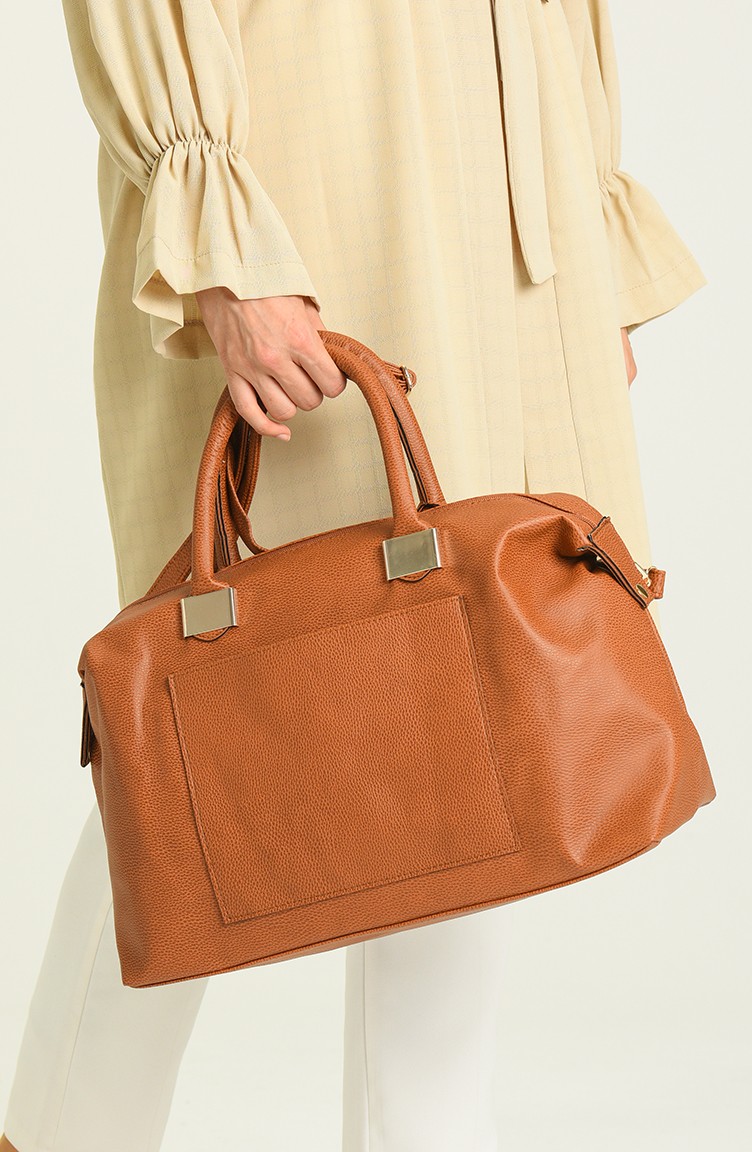 Tan Shoulder Bags 00405 | Sefamerve