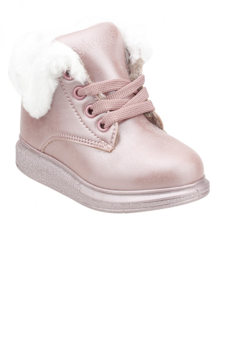 Vicco 94619K251 Bonita Termal Astarlı Kız Çocuk Bot Ayakkabı Pembe |  Sefamerve