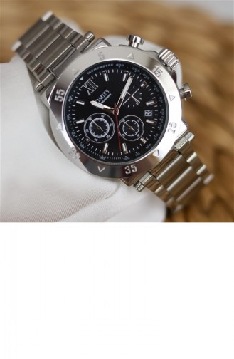 Silver Gray Wrist Watch 1012