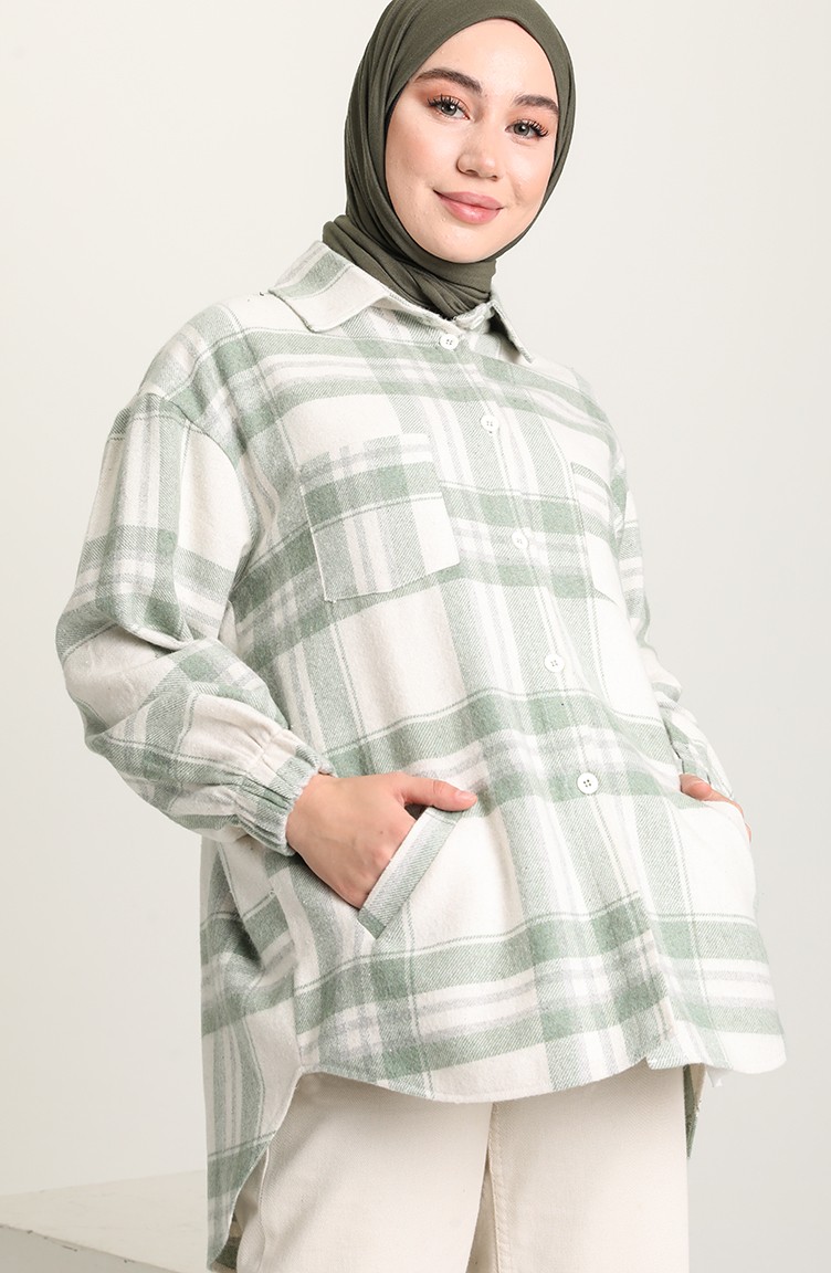 قميص أخضر حشيشي 2021-04 | Sefamerve