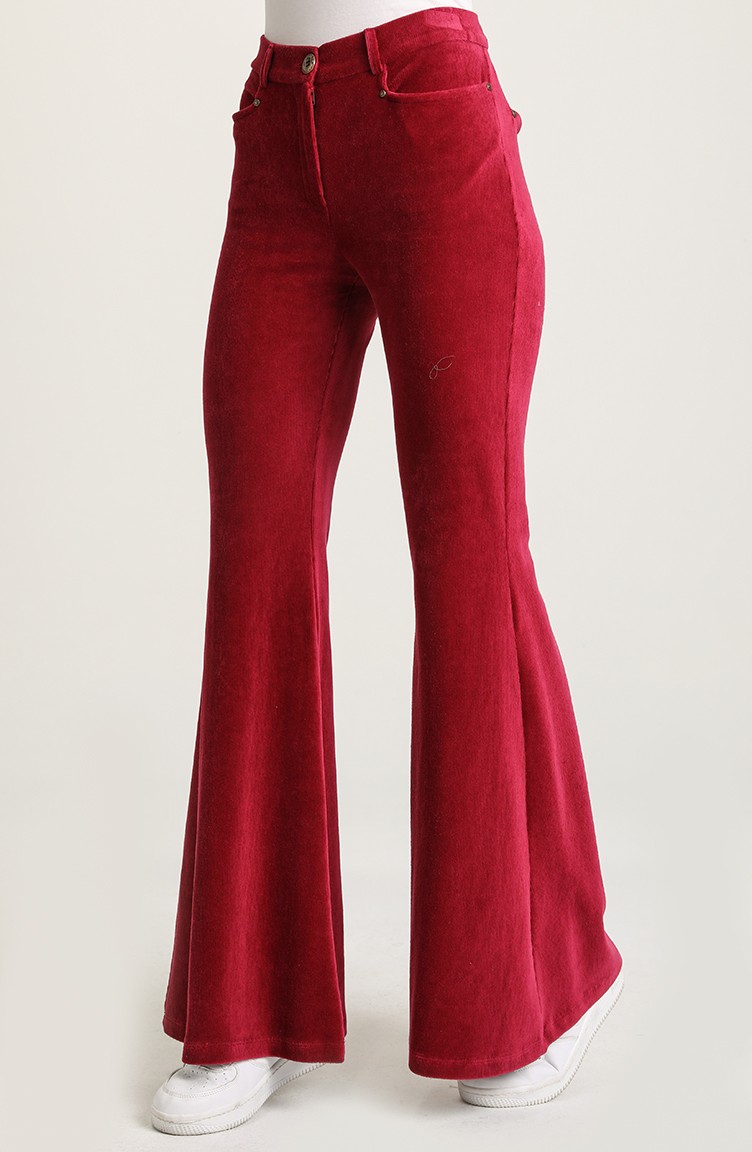 Claret Red Pants 9K1905800-04 | Sefamerve