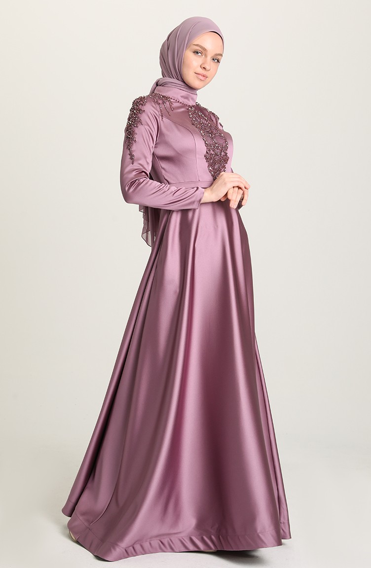 Lila Hijab-Abendkleider 4902-02 | Sefamerve