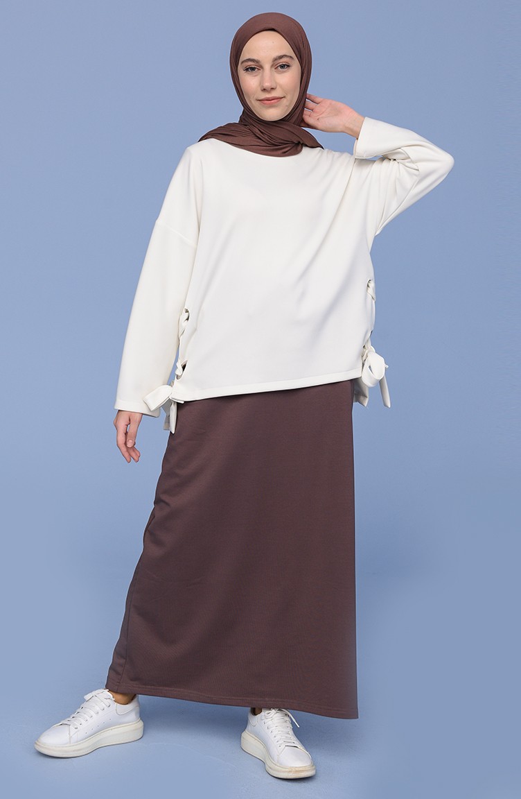 Brown Skirt 0152-11 | Sefamerve