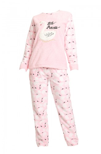Lachsrosa Pyjama 2505.Somon
