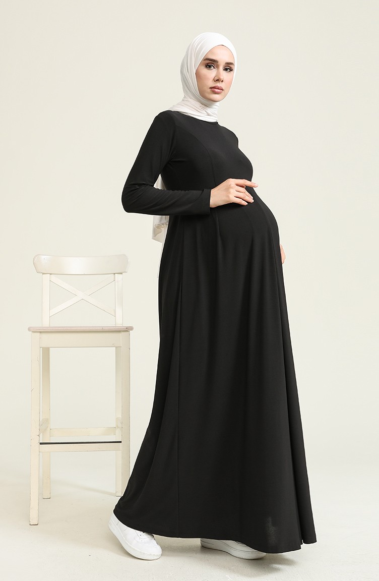 Robe Hijab Noir 218383-04 | Sefamerve