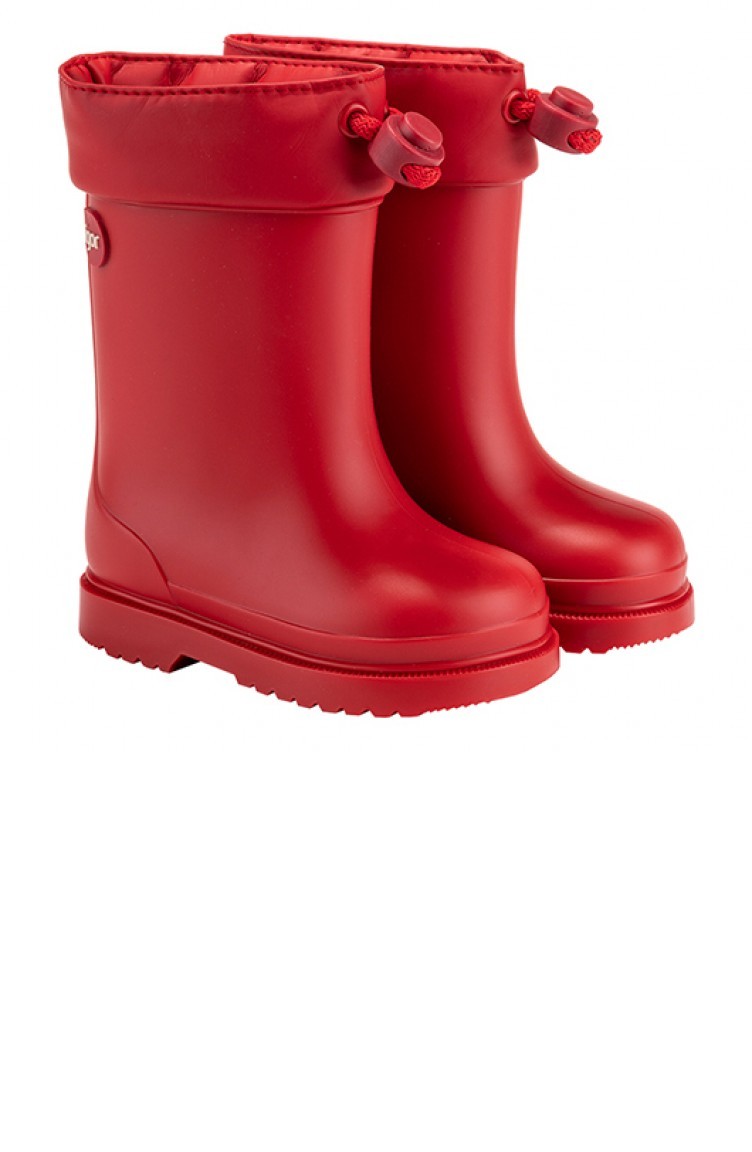 İgor W10100 Chufo Cuello Kızerkek Çocuk Su Geçirmez Yağmur Kar Çizmesi  Kırmızı | Sefamerve