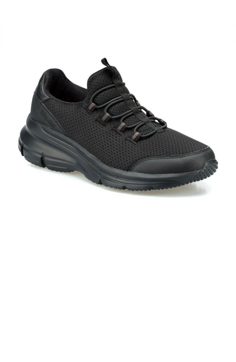Kinetix Plazo Tx W Siyah Günlük Unisex Bağcıksız Spor Ayakkabı Siyah |  Sefamerve