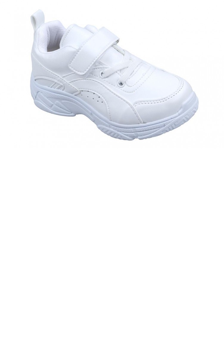 Chaussures Enfant Blanc 512470.BEYAZ | Sefamerve
