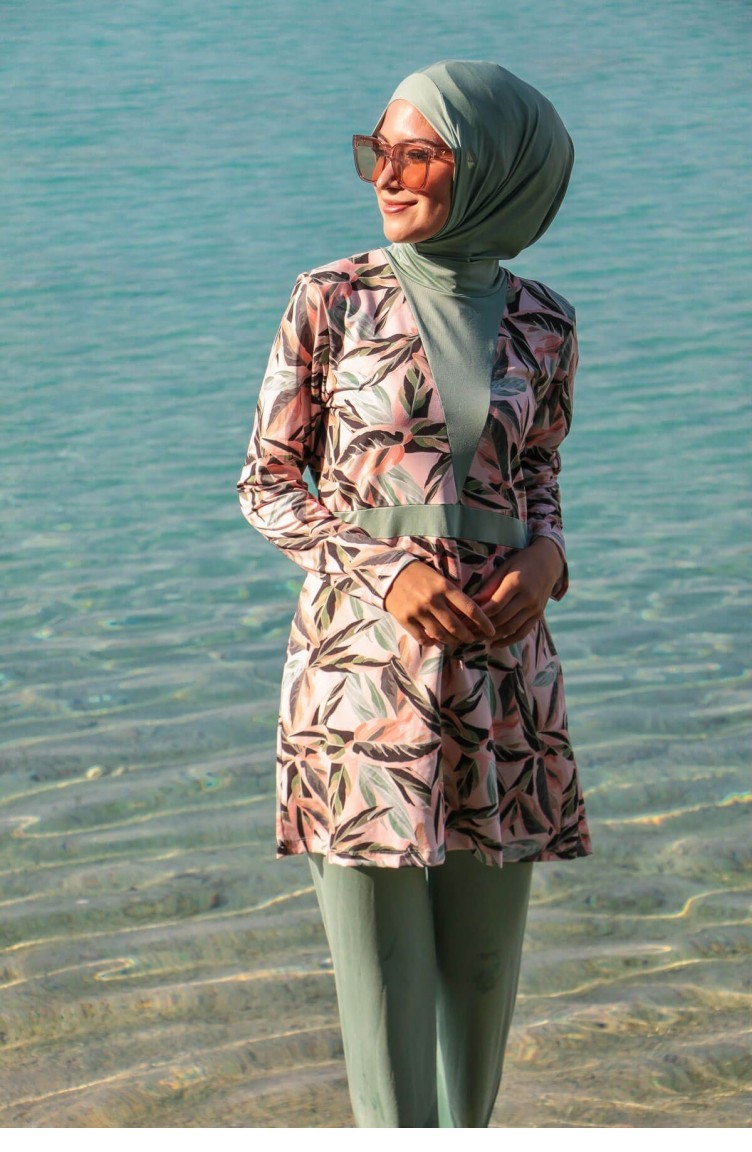 Green Swimsuit Hijab 1967 | Sefamerve