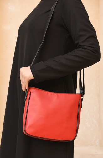 Red Shoulder Bag 0132-02