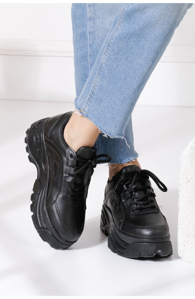Olıva Kadın Spor Ayakkabı Sneakers Zn2024Ay 02 Siyah | Sefamerve