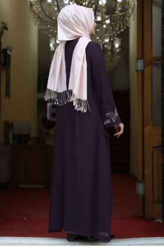 Lila Hijab-Abendkleider 1905