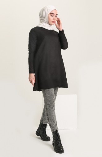 Siyah Tunik Modelleri ve Fiyatları-Tesettür Giyim-Sefamerve