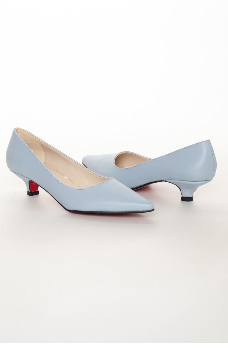 Odella Topuklu Ayakkabı Mavi Af 00000406 | Sefamerve