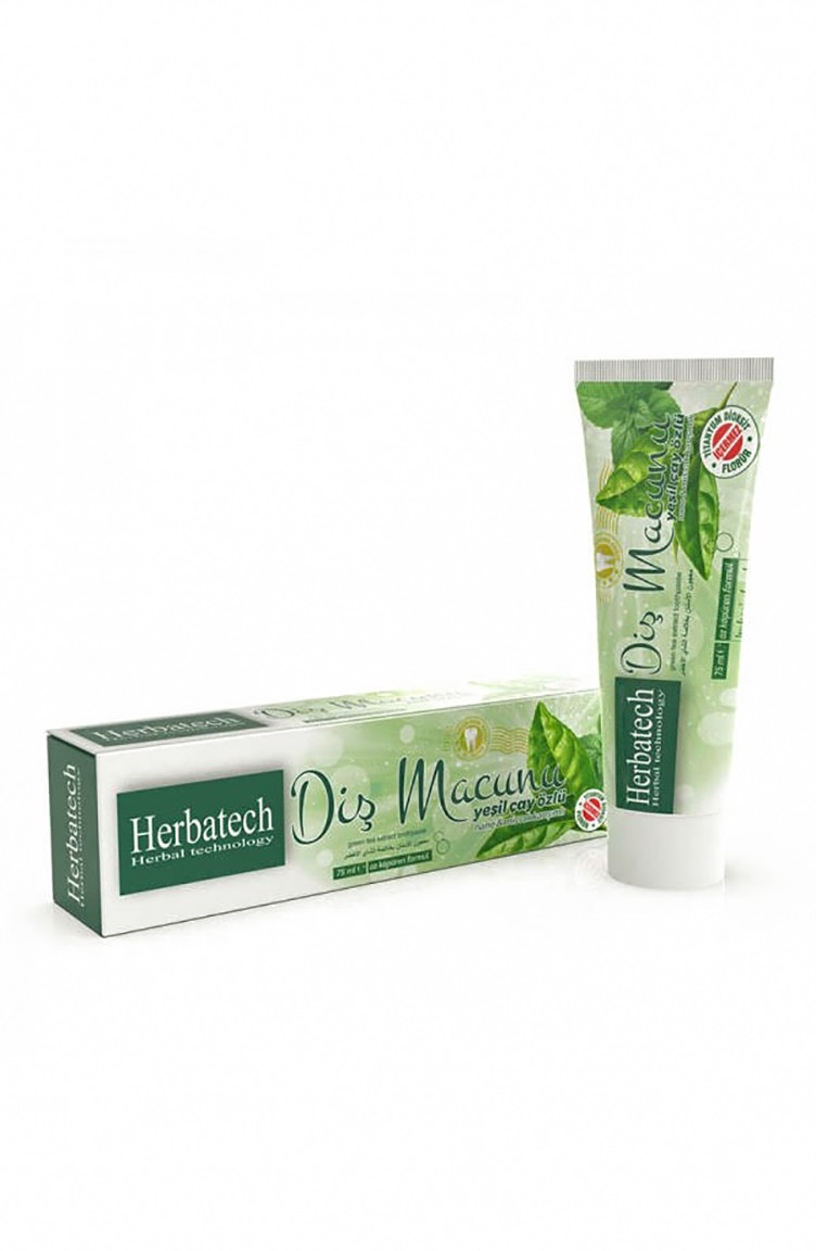 Herbatech Yeşilçay Özlü Diş Macunu 75 ml NRM110 | Sefamerve
