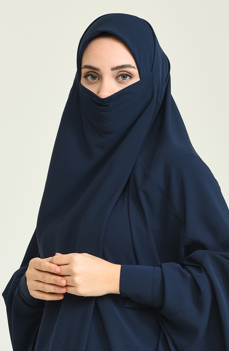 Dunkelblau Hijab Burka 0005-04 | Sefamerve