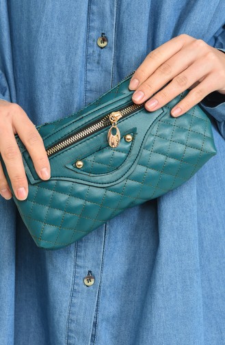 Green Portfolio Hand Bag 1510-05