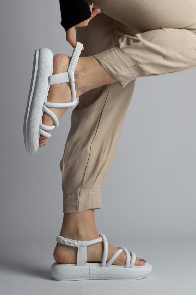 Summer Sandals 3382.Beyaz | Sefamerve