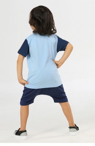 Vêtements Enfant Bleu 22SUM-079.RENKLİ
