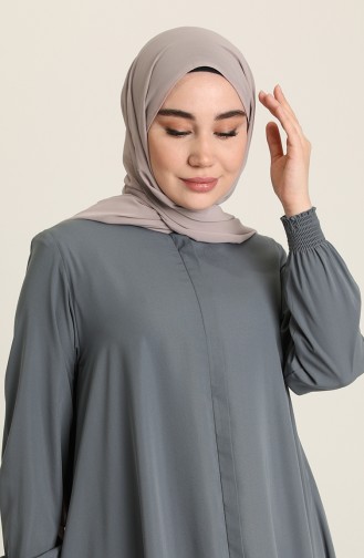 Gray Abaya 3001-01