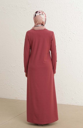 Beige-Rose Hijab Kleider 2789-04