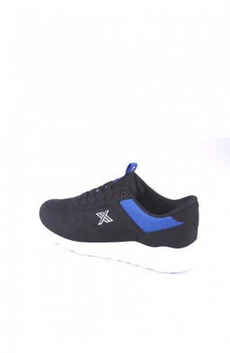 Lutton Erkek Sneakers Spor Ayakkabı Siyah Beyaz
