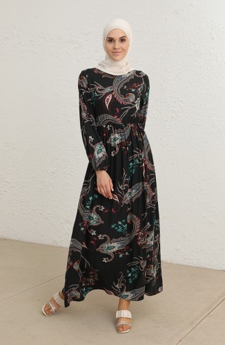 Black Hijab Dress 60280-01