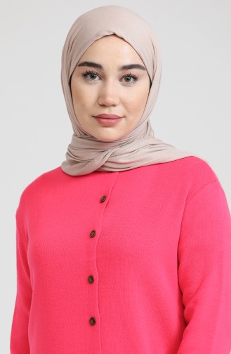 Fuchsia Hijab Dress 3315-11