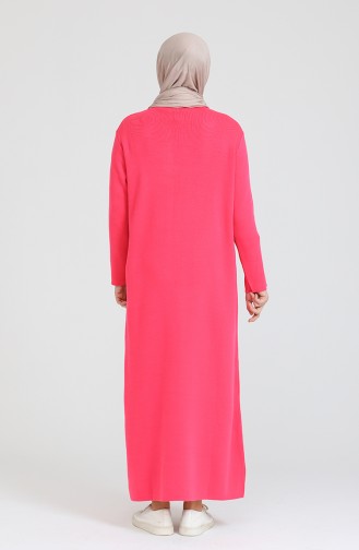 Fuchsia Hijab Dress 3315-11