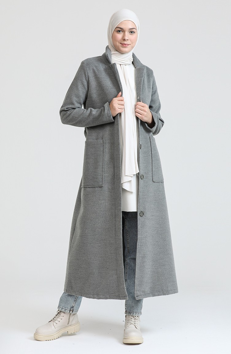 Dark Gray Coat 4016-09 | Sefamerve